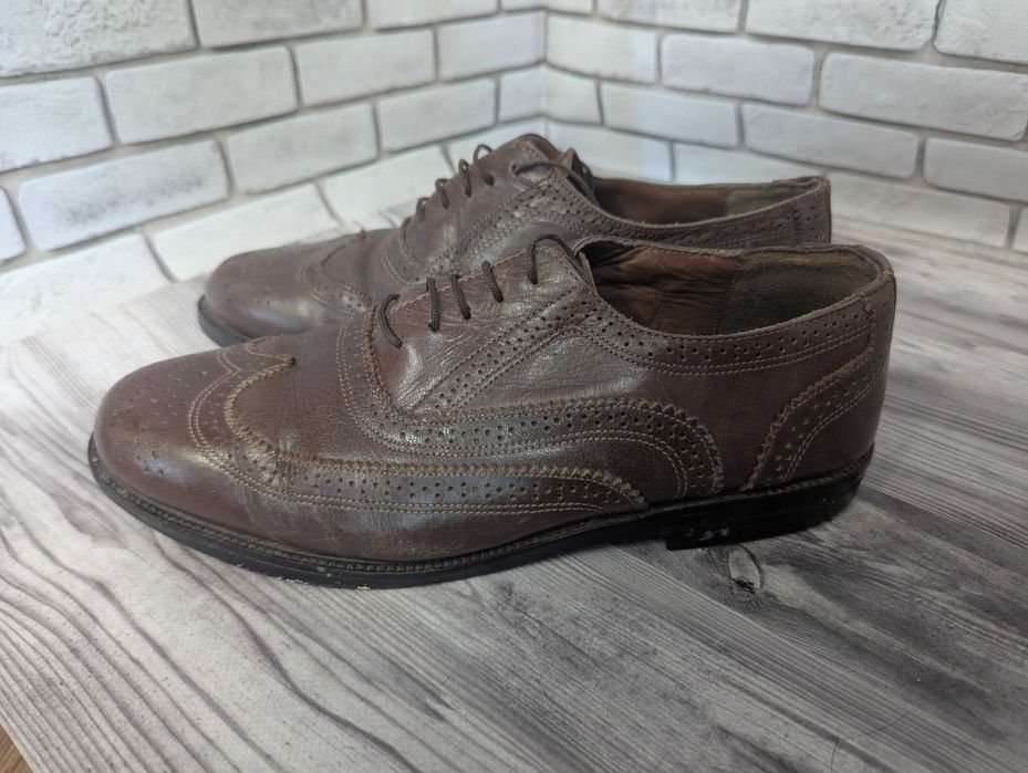 Шкіряні туфлі броги Trustyle, розмір 42