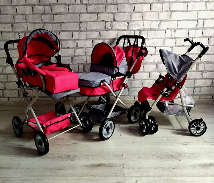 Коляска  трансформер 2в1 на ляльку