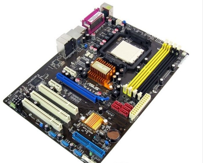 материнська плата Asus M4A78 AM2+ + проц + озу