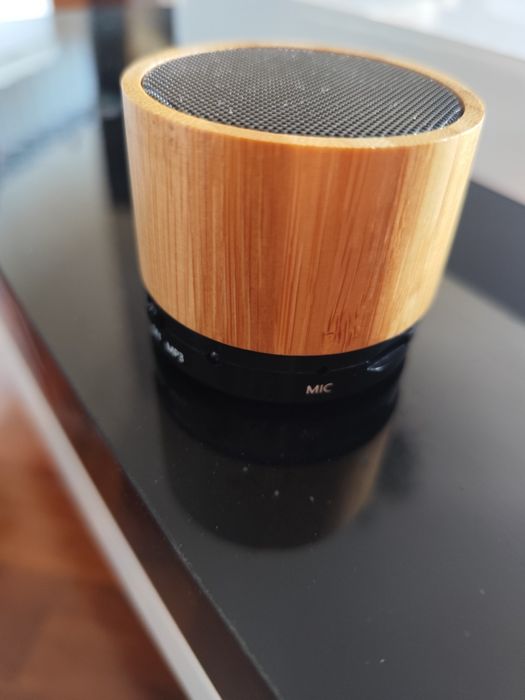 Coluna Bluetooth Bamboo