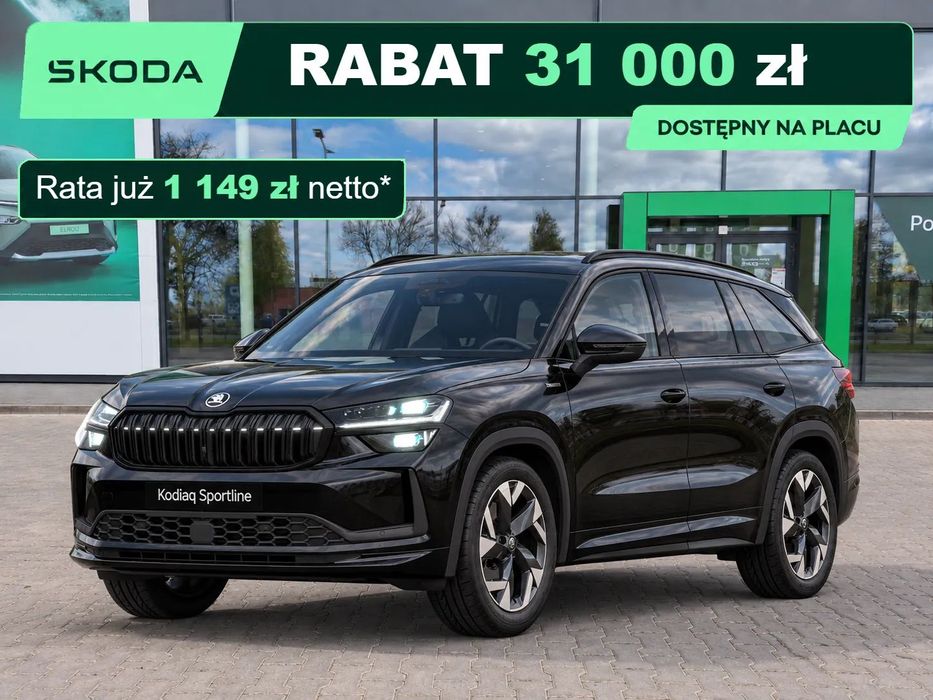Skoda Kodiaq Sportline 2.0 TDI 150KM, 7 osobowy, hak