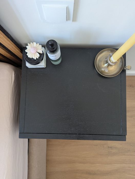 2x Stolik nocny rattanowy boho h&m home komplet