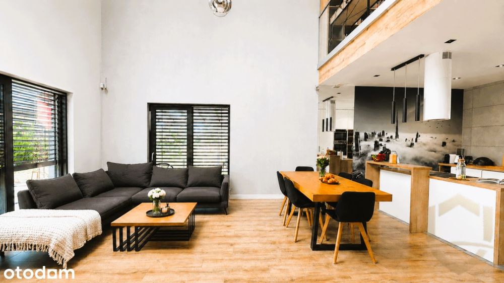 Nowoczesny Dom Z Antresolą , 140 M² , Działka 1002 M² , Kamień
