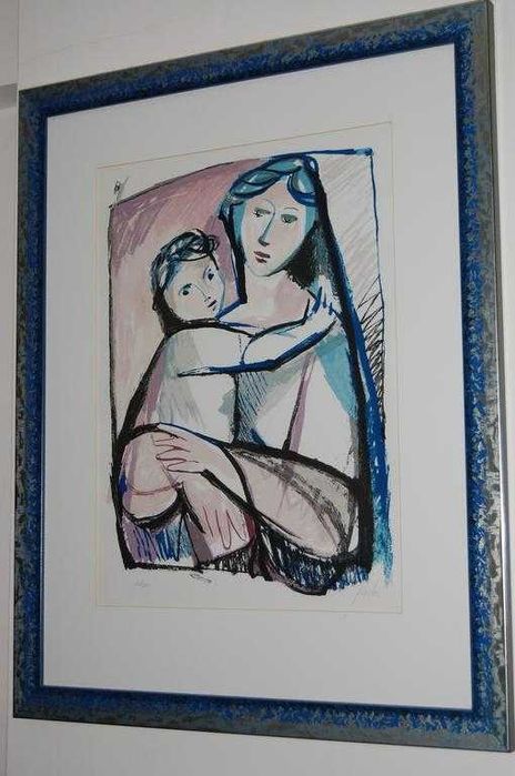 "Maternidade" Serigrafia de Paulo Ferreira