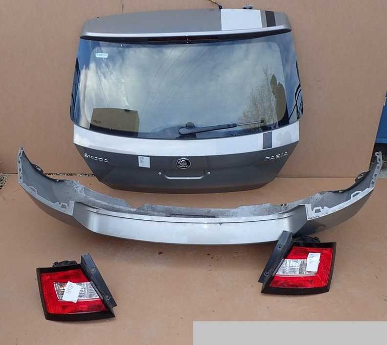Бампер Skoda fabia III разборка Шкода фабия 3 запчастини фабия