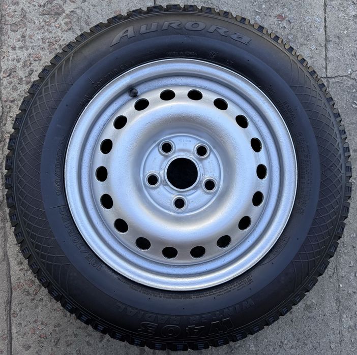 Запаска Hankook Aurora 195/70 r15C 6J 5x112 ET55 Skoda/Volkswagen/Audi/Seat/Galaxy/Transporter T4/Sharan/Ford Galaxy/Multivan/Caravella/Seat Alhambra