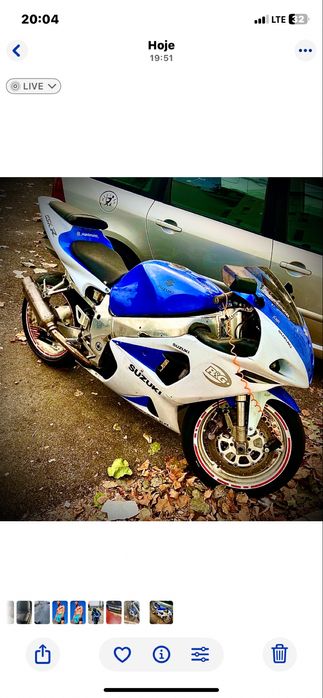 gsxr srad vendo ou troco por mota equivalente (ler descricao sff)