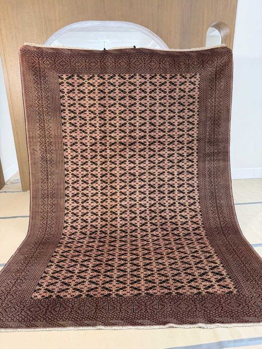 Nowy Dywan Kaszmirowy Pakistan Buchara ART DECO 340x250 galeria 26 tyś