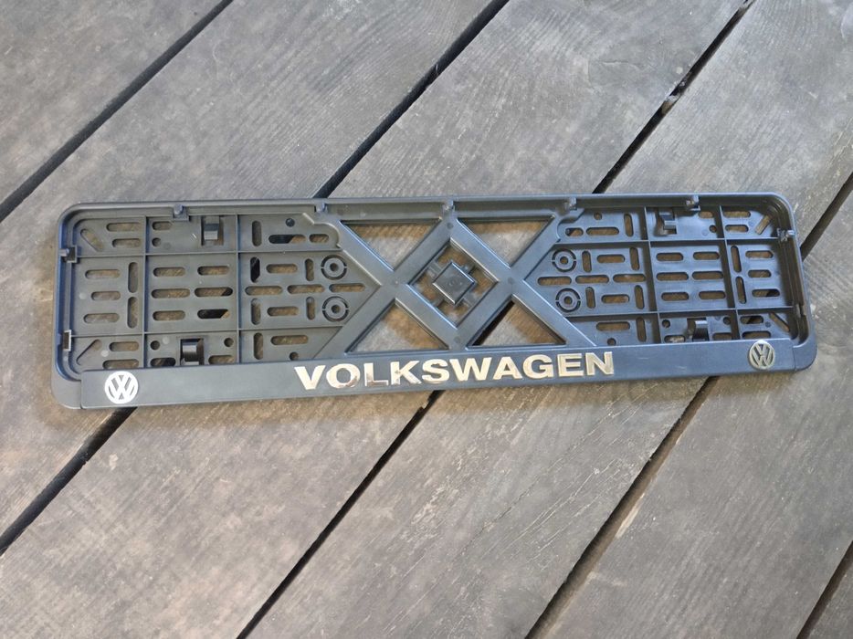 Номерні рамки VW хром, Рамка під номер Volkswagen BMW Opel Ford Mazda