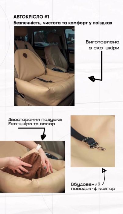 Автокресло для собак