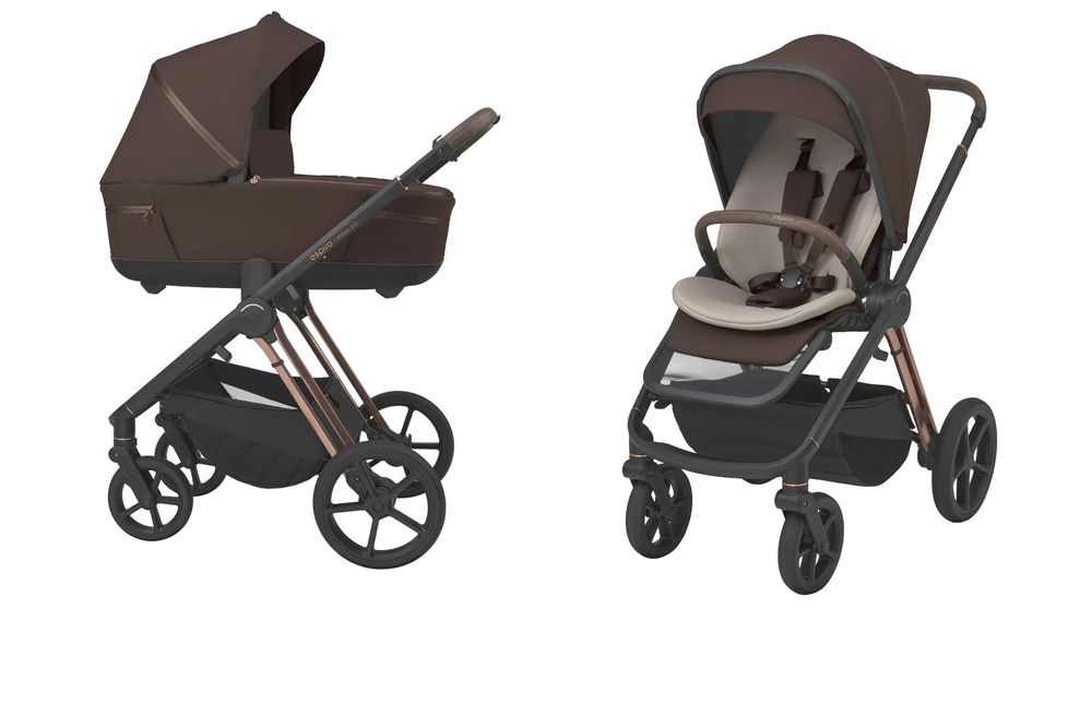 Espiro Miloo 2.0 4w1 wózek+spacerówka + fotelik + baza  obrotowa