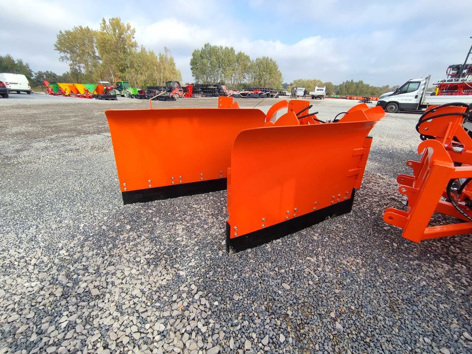 Duży 2.6m pług do śniegu strzałkowy METAL TECHNIK EURO /TUZ NOWY