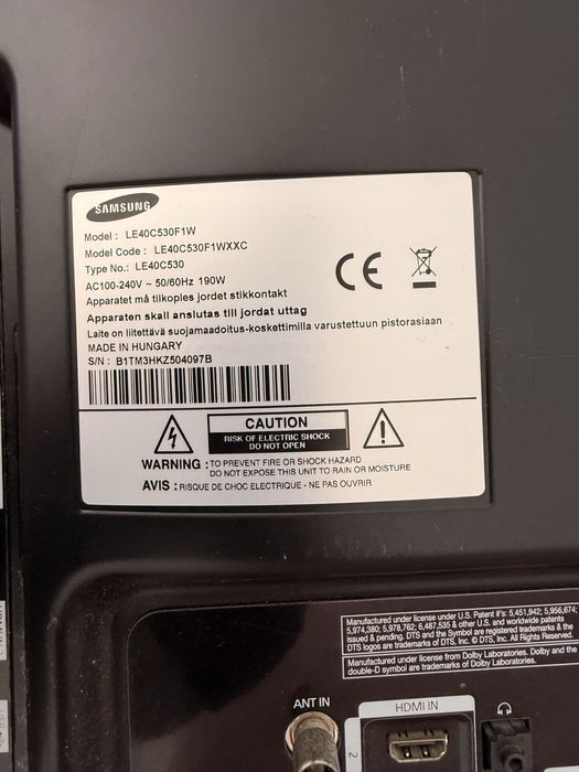 Tv Samsung 40 polegadas não é Smart