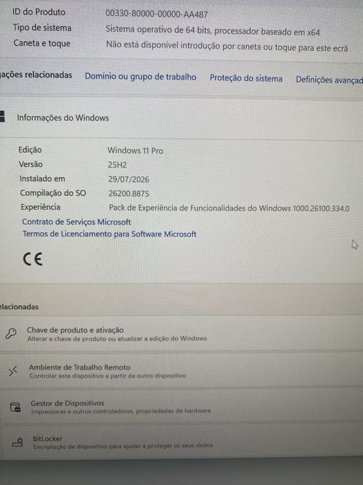 Pc gamer Ryzen 5 3600/rtx3070/16gb de ram