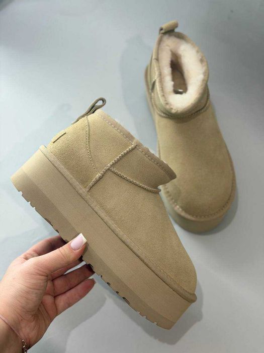 UGG Ultra Mini Platform 5cm теплі жіночі угги угі взуття