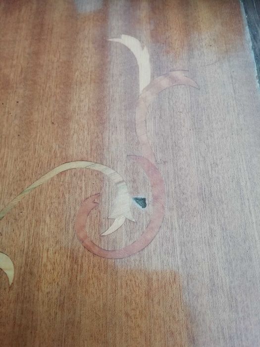 Zabytkowa ława dębowa