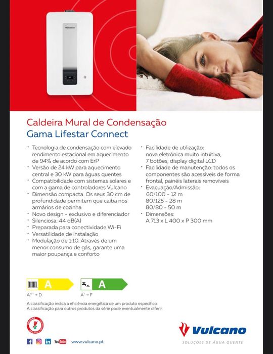 Caldeira Vulcano Lifestar Connect LCP 24/30 C 23