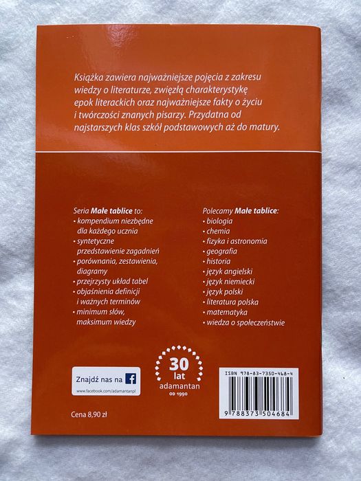 Małe tablice maturalne - literatura polska