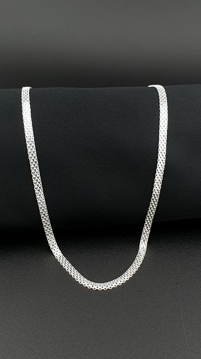 Naszyjnik łańcuszek srebrny pr.925 45cm bismarck