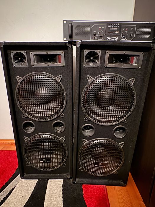 Sprzedam kolumny malone ze wzmacniaczem