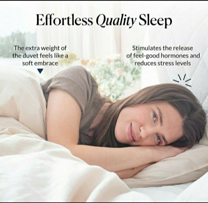 Kołdra obciążeniowa koc sensoryczny CURA 135-200 cm 11 kg