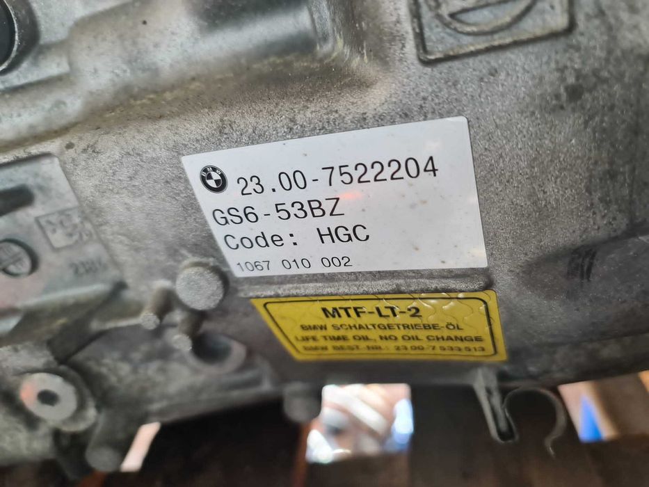 Skrzynia Biegów BMW E60 545i 333km Manual 6 Biegów 7522204