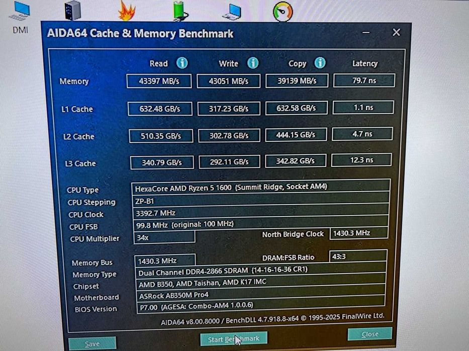 Потужний ПК Ryzen 5 1600 / 16 ГБ / SSD без відеокарти