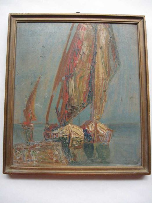 Obraz Żaglówki - olej