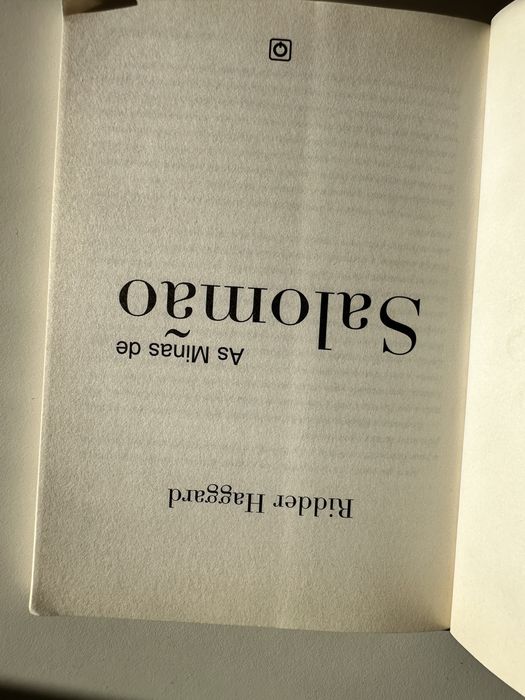 Livro As minas de Salomão