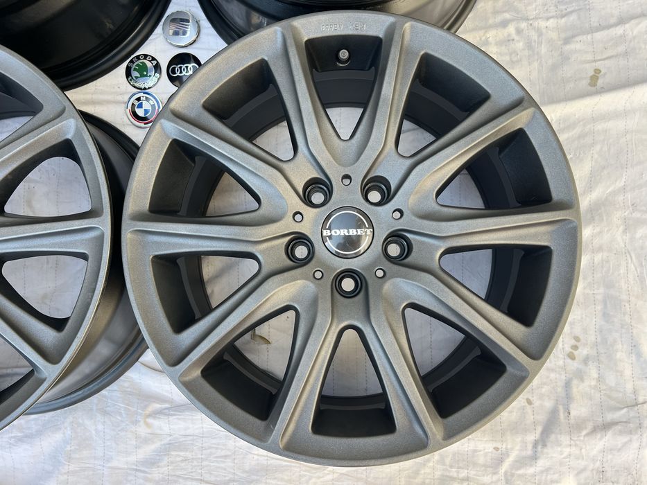 Borbet GERMANY r17 5x112 Mercedes VW Volkswagen Skoda Seat Audi Continental 225/45/17