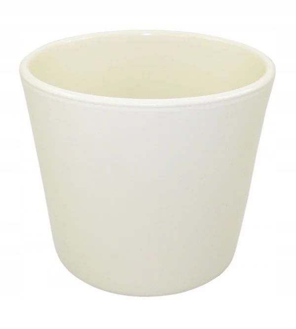 Osłonka CERAMICZNA CYLINDER 881 roz. 19,2 cm KREM