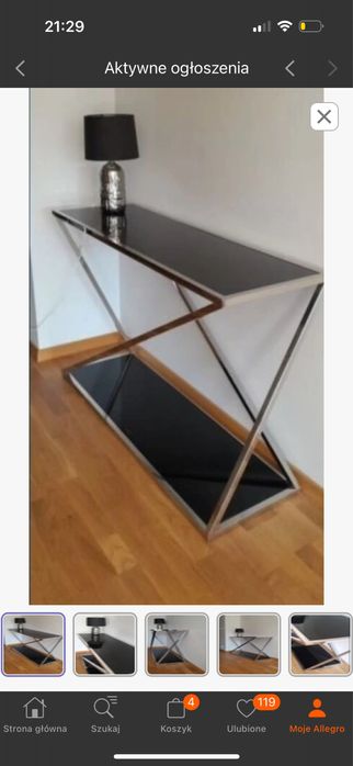 Konsula stolik premium loft