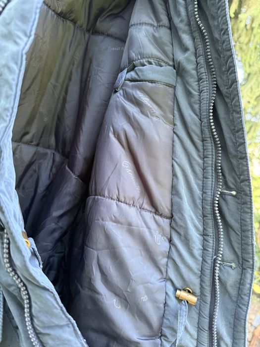 Zimowa kurtka parka oversize granatowa cheriane 48