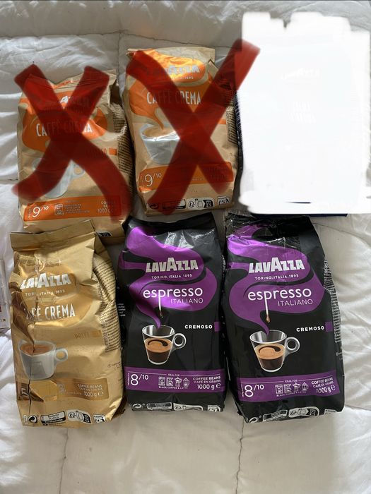 Kawa lavazza caffe crema gustoso, caffe crema dolce, espresso italiano