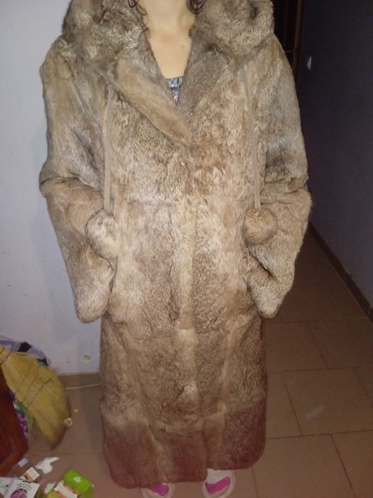 Шуба натуральна з капюшоном