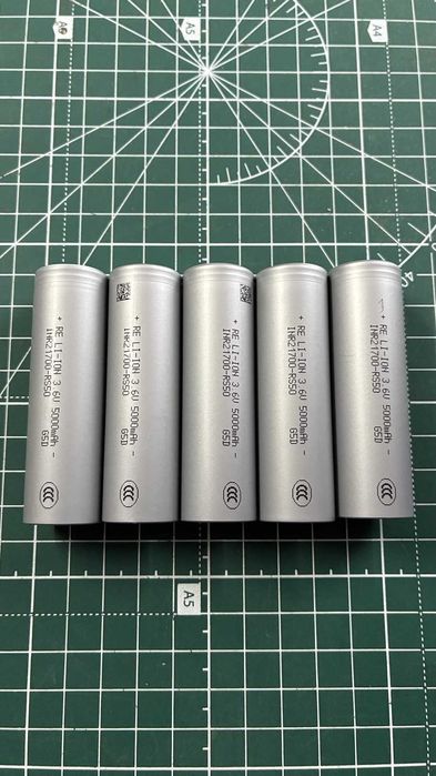 21700 Reliance RS50 5000mAh 70A 3mOm tabless НОВІ