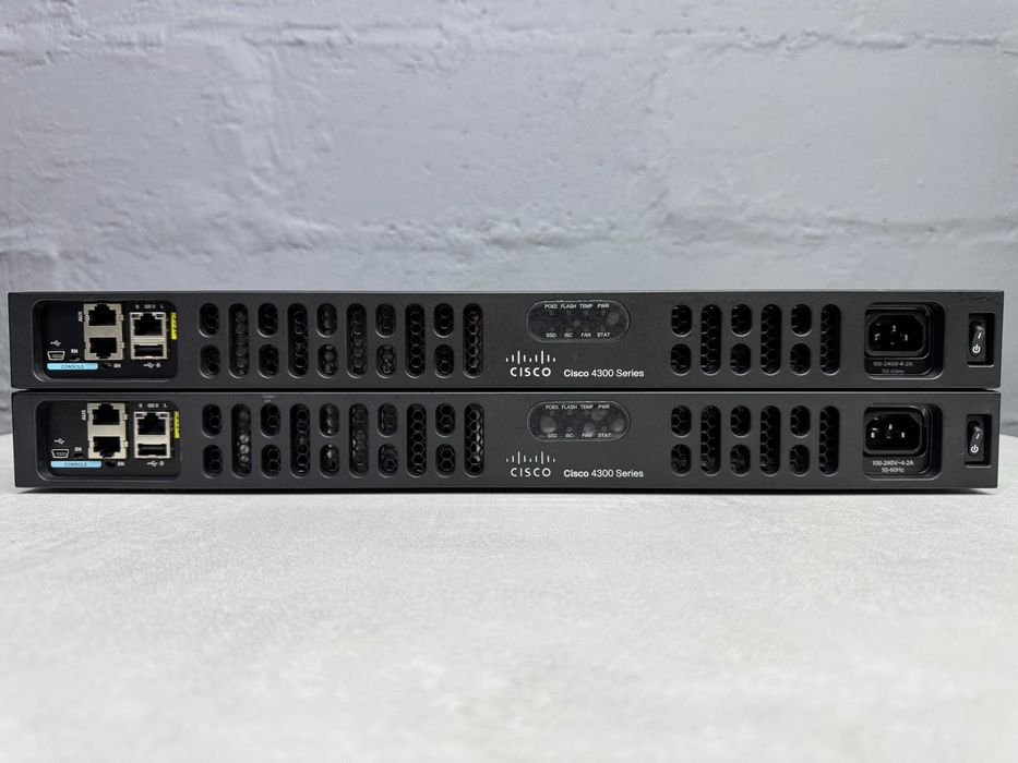 Маршрутизаторы Cisco ISR4331/K9(активированы лицензии) безнал/гарантия