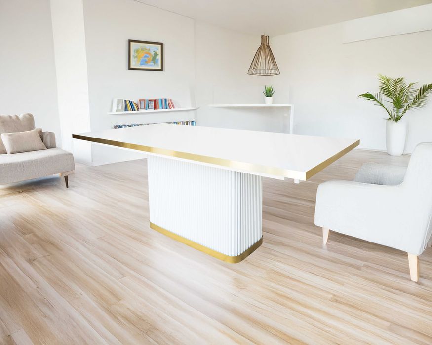 Stół LOFT industrialny 200x100+2x38 Dostawki EGGER Solidna Rama