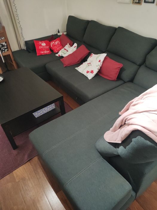 Sofá grande com 2 chaise longues