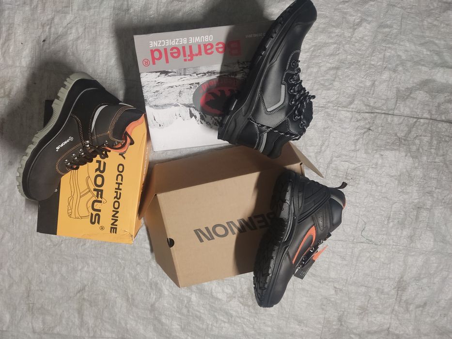 Buty robocze skórzane mocne