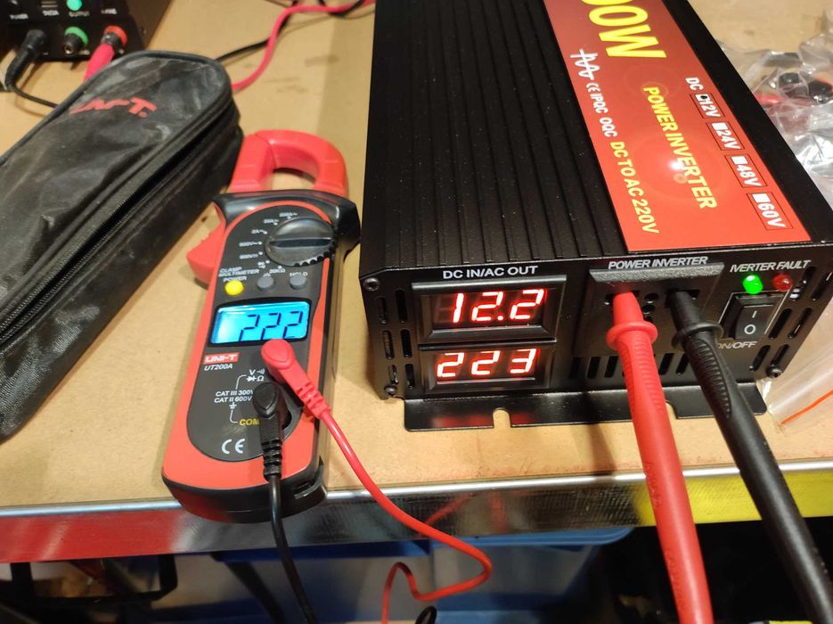 PRZETWORNICA 12V 5000W czysty sinus WYSYŁKA.24H
