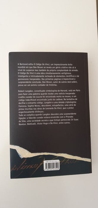 Livro "O Código Da Vinci"443031405651578881