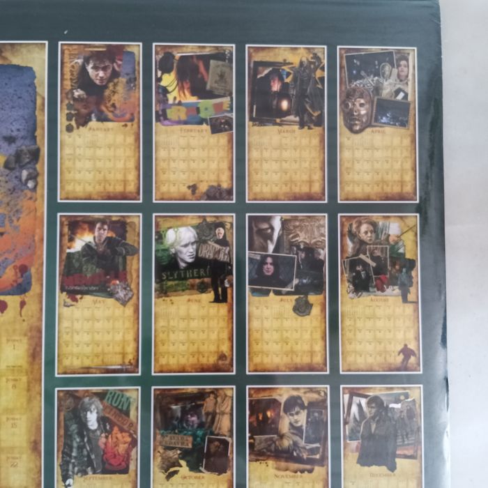 Calendário Harry Potter 2012 inglês