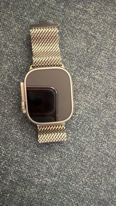 Apple Watch Ultra 3 Gps + Cellular 49mm Titânio Natural Com Pulseira Milanese Loop Cinza (natural Titanium) - Tamanho G