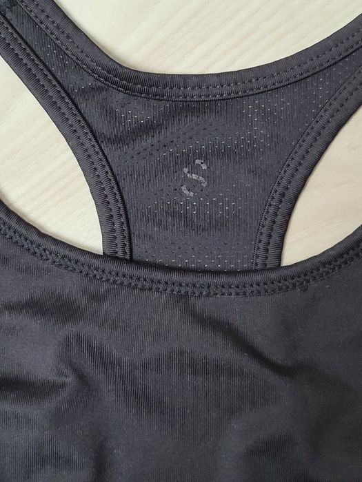 Sportowy top stanik dla XS/34 damski H&M czarny