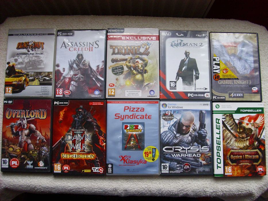 Gry PC - Gothic, Sims, Harry Potter, Władca Pierścieni