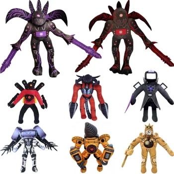 Мягкие герои Skibidi Toilet. Новые персонажи