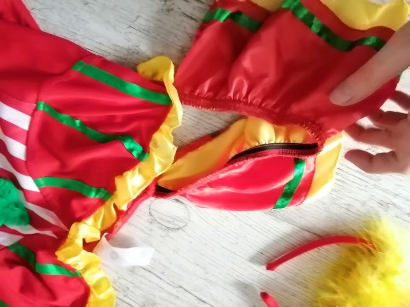 Piękny 3 częsciowy strój karnawałowy roz. M-L