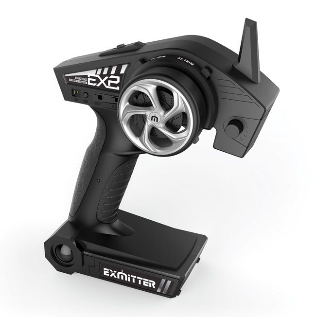 Comando Emissor Rádio Exmitter EX2  com receptor 2 canais 2,4Ghz