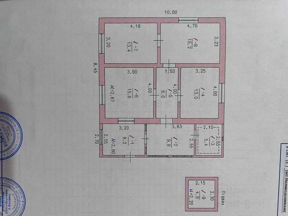 Продаю будинок з ділянкою на 13.5 с. у с. Великодолинське (Акаржа)